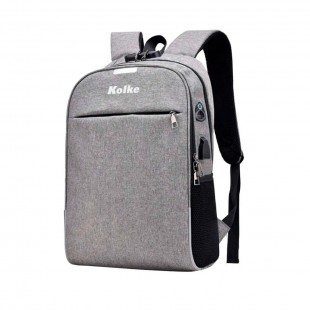 MOCHILA ANTI-ROBO CITY KOLKE KVM-339 CINZA 15.6