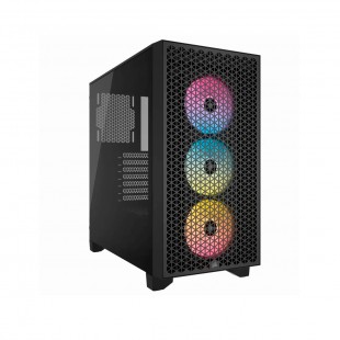 GABINETE GAMER CORSAIR CC-9011251-WW 3000D AIRFLOW MID TOWER 2FAN PRETO