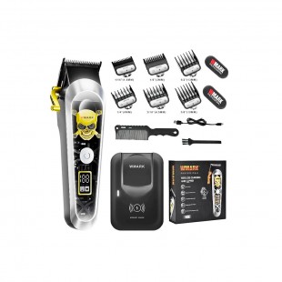 KIT MAQUINA CABELO WMARK NG-130 SILVER BIVOLT