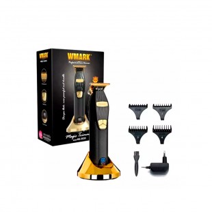 MAQUINA CABELO WMARK NG-2033 MAGIC TRIMMER PRETO GOLD 