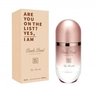 BEAUTY BRAND COLLECTION NO-025 212 VIP ROSE 25ML EDP