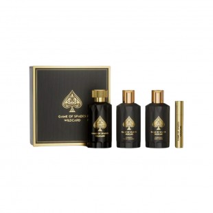 JO MILANO PARIS GAME OF SPADES WILDCARD KIT MEN 100ML EDP+8ML+BODY+SHO