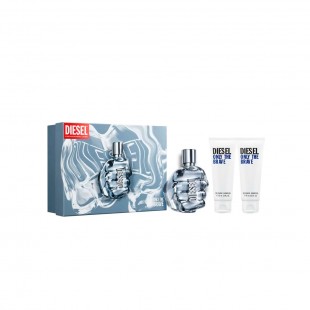 DIESEL ONLY THE BRAVE KIT MEN 125ML EDT+SHOWER 100ML+SHOWER 50ML 