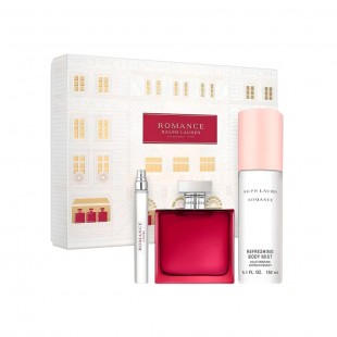RALPH LAUREN ROMANCE KIT FEM 100ML EDP INTE+10ML+BODY MIST 150ML 