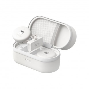MICROFONE BOYA OMIC-U WIRELESS USB-C BRANCO 