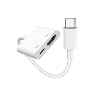 ACCESORIO CELULAR ADAPTADOR APPLE LIGHTNING USB-C HDMI MUF82ZM/A WHITE