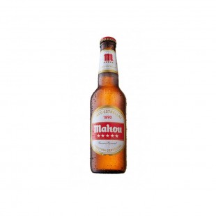 CERVEJA ESPANHA MAHOU ESPECIAL 5 ESTRELLAS 330ML GARRAFA