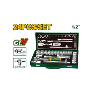 KIT FERRAMENTAS CR-V 24PZ 1/2