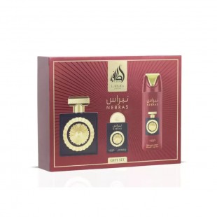 LATTAFA NEBRAS KIT UNISEX 100ML EDP+20ML+BODY SPRAY 200ML