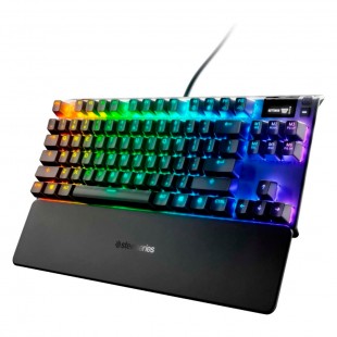 TECLADO USB GAMER STEELSERIS APEX PRO TKL RGB BLACK 2023