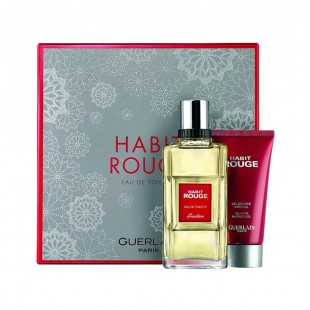 GUERLAIN HABIT ROUGE KIT 100ML EDT+75ML BODY