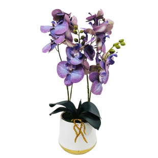PLANTA DECORATIVA ARTIFICIAL K23 ORQUIDEA LILAS 120CM