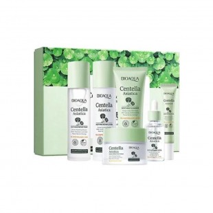 KIT SKIN BIOAQUA CENTELLA ASIATICA SOOTHING REPAIR 6 PEÇAS	