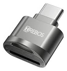 ACESSÓRIO CELULAR ADAPTADOR OTG HREBOS HS-661 PARA MEM TYPE-C SILVER