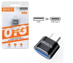 ACESSÓRIO CELULAR ADAPTADOR OTG HREBOS HS-337 TYPE-C/USB 2. 0