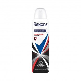 DESODORANTE REXONA AEROSOL ANTIBACTERIAL+INVISIBLE FEM 150ML