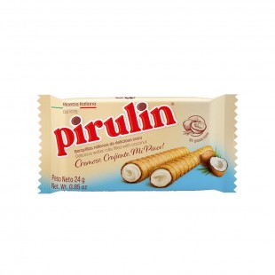 DEGUSTA€AO BARQUILLOS RECHEADOS PIRULIN COCO 24G 939577