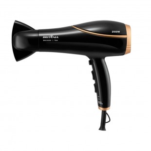 SECADOR BRITANIA BSC2250 PRETO DORADO 2100W BIVOLT