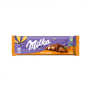 CHOCOLATE MILKA WHOLE ALMONDS BARRA 270G 735593