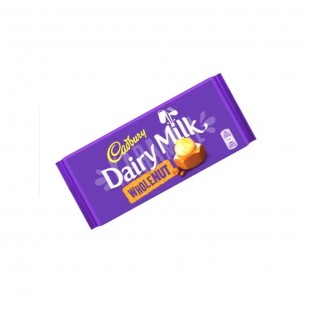 CHOCOLATE CADBURY DAIRY MILK WHOLENUT BARRA 300G 239570