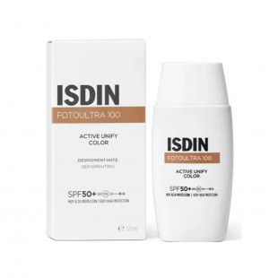 PROTECTOR SOLAR ISDIN FOTOULTRA 100 ACTIVE UNIFY SPF50+ 50ML