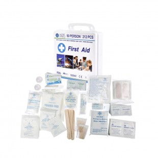 KIT PRIMEROS AUXILIOS MORE FITNESS GK01025 50 PERSON FIRST AID 212PSC
