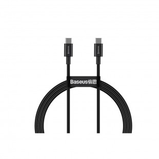  CELULAR CABO USB BASEUS TYPE-C 100W 1M BLACK P10382502121-00