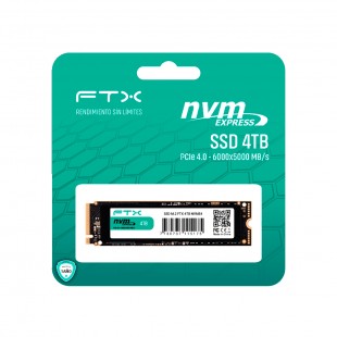 HD SSD M.2 4TB FTX NVM PCIE 4.0 6000X5000MB/S