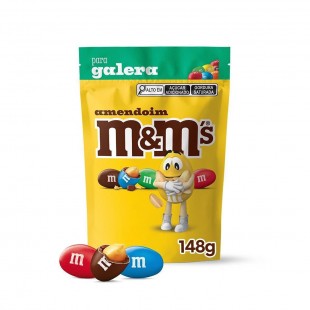 AMENDOIM M&MS RECHEADOS DE CHOCOLATE 148G
