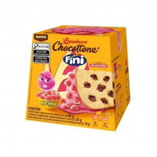 PANETONE BAUDUCCO CHOCOTTONE FINI BEIJOS 80G 078113*