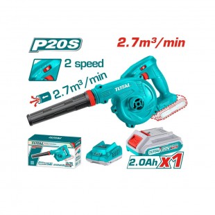 SOPRADOR E ASPIRADOR TOTAL TABLI20781 20V 1 BATERIA 220V 808403
