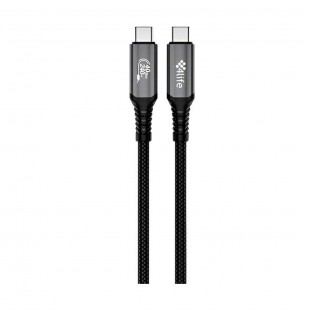 CELULAR CABO USB-C 4LIFE FL240U4GY TYPE-C 1MTS PRETO