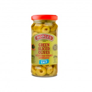 ACEITONAS BORGES FATIADAS GREEN SLICED 230G