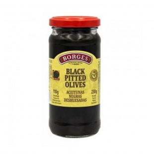 ACEITONAS BORGES PRETAS SEM CAROÇO 230G