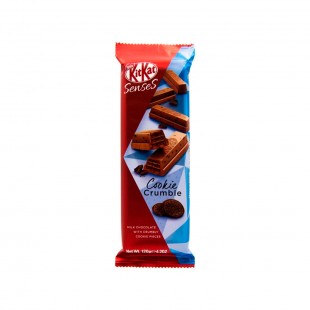 CHOCOLATE NESTLE KIT KAT SENSES COOKIE CRUMBLE 120G BARRA