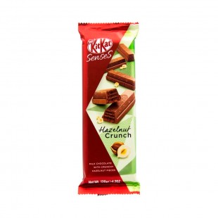 CHOCOLATE NESTLE KIT KAT SENSES HANZELNUT CRUNCH 120G BARRA