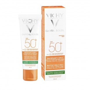 PROTETOR SOLAR VICHY CAPITAL SOLEIL MATIFICANTE SPF50+ 50ML