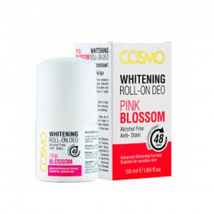 DESODORANTE COSMO ROLON WHITENING PINK BLOSSOM 50ML