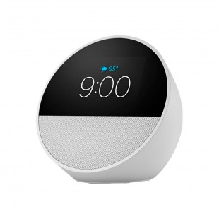 SPEAKER AMAZON ECHO SPOT ALEXA CLOCK BLUETOOTH BRANCO