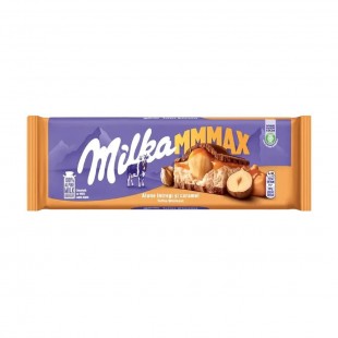 CHOCOLATE MILKA MMMAX CARAMELO E AVELAS INTEIRAS BARRA 300G