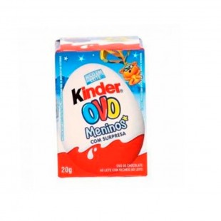 OVO DE CHOCOLATE KINDER SURPRESA COM MENINO 20G