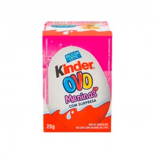 OVO DE CHOCOLATE KINDER SURPRESA COM MENINA 20G