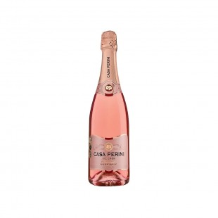 VINHO BRASILEIRO CASA PERINI CHARMAT BRUT ROSE ESPUMANTE 750ML