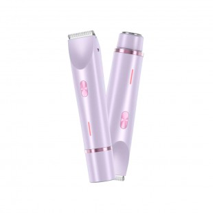 DEPILADOR DOUBLE HEADED SHAVER RECARREG PURPLE BOVOLT