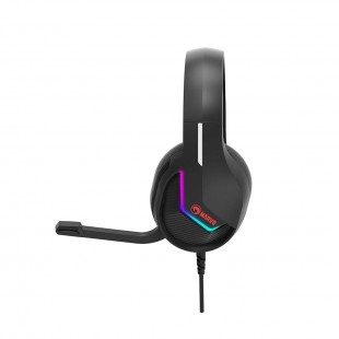 FONE COM MICROFONE MARVO SCORPION TACTIC 40 RGB BLACK