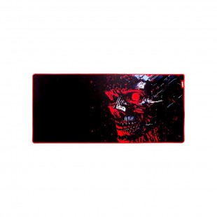 MOUSEPAD MARVO SCORPION NOOB GAMING PRETO VERMELHO 