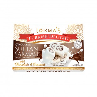 CHOCOLATE TURCO LOKMAS WITH CHOCOLATE & COCONUT 300G