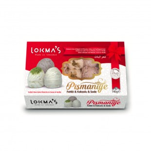 CHOCOLATE TURCO LOKMAS PISMANIYE FISTICLI & KAKAOLU SADE 140G