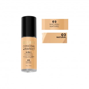 BASE + CORRETIVO MILANI CONCEAL+PERFECT 2-IN1 08A WARM SAND 30ML