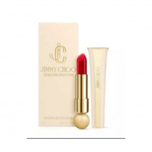 BATON JIMMY CHOO SEDUCTION COLLECTION SATIN LIP COLOUR 001 RED